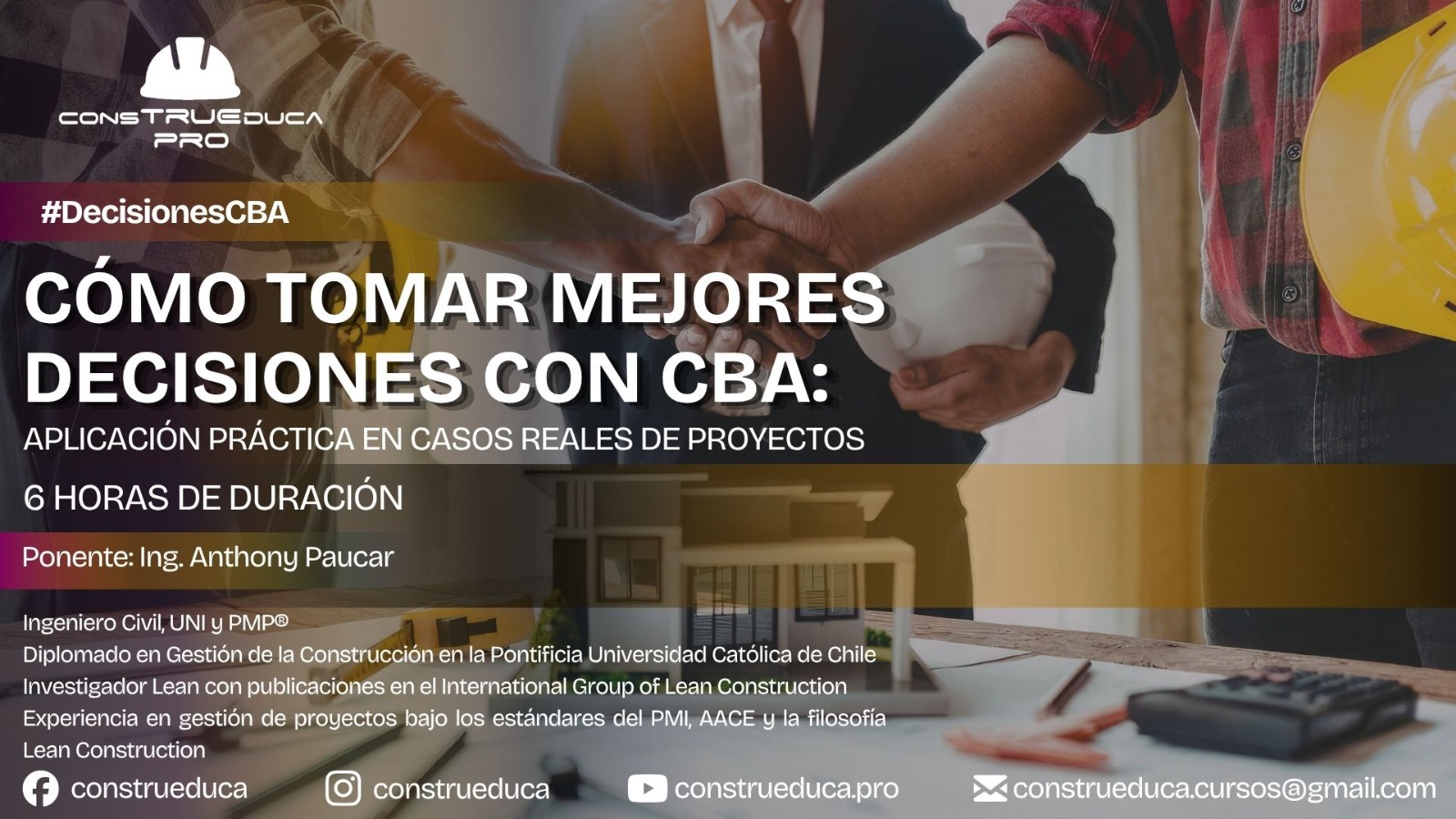 Cómo tomar mejores decisions con CBA